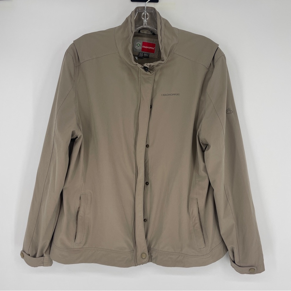 Craghoppers Insect Shield tan jacket zip
